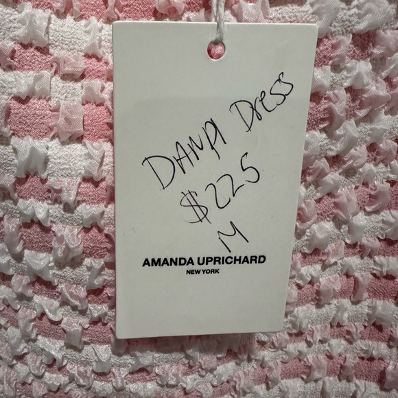 Amanda Uprichard Pink Tweed Midi Dress - Picture 6 of 6